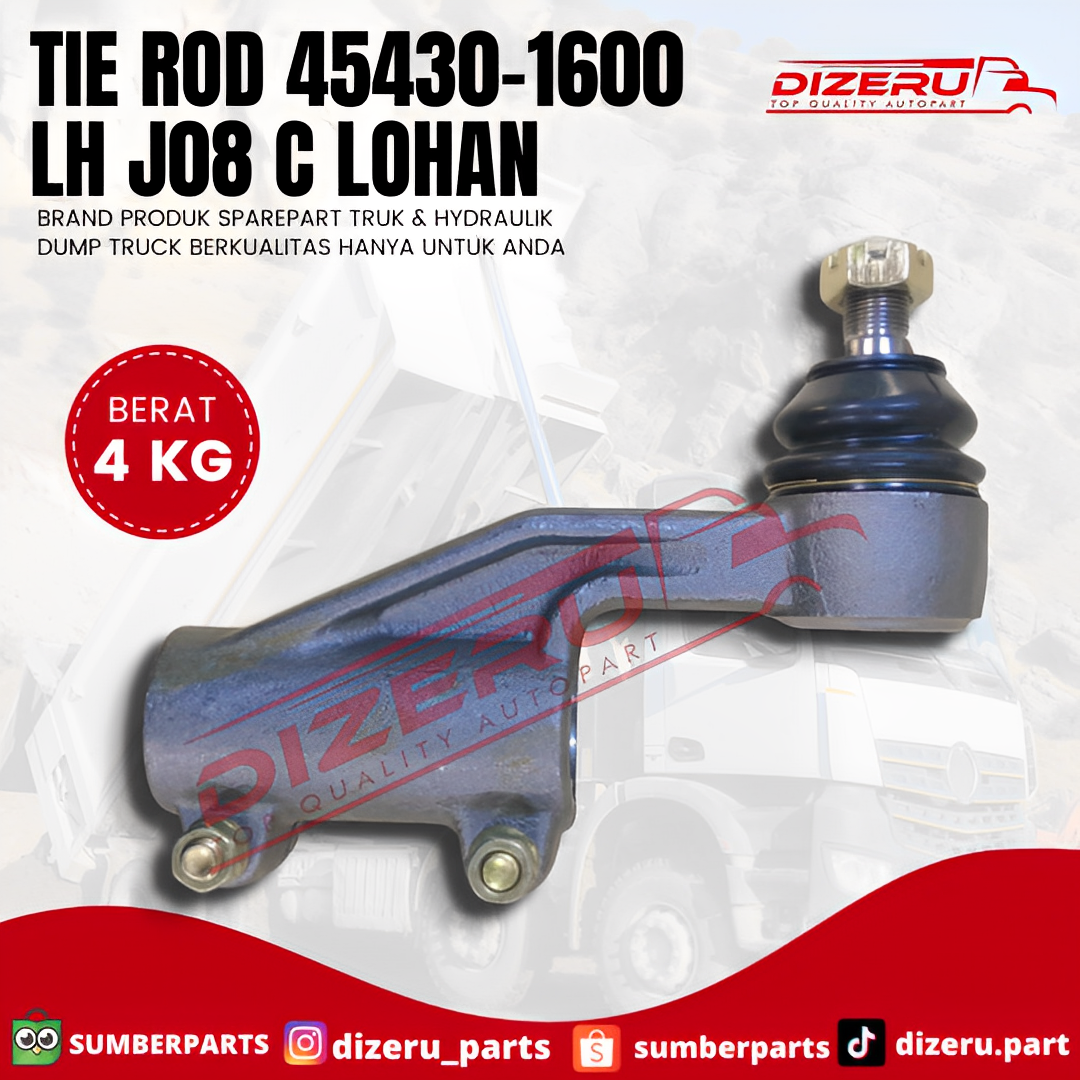 Tie Rod 45430-1600 LH j08C Lohan